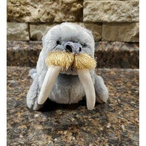 Ganz Webkinz WALRUS HM332 Plush Toy Stuffed Animal No Code GUC 10”